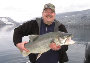 Howard of Cranbrook BC with his Trophy Laker