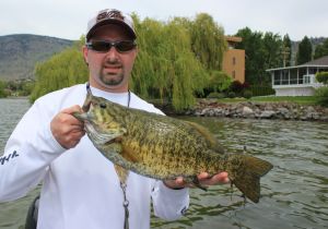 My good friend Mark with a beauty Osoyoos Lake Smallie!