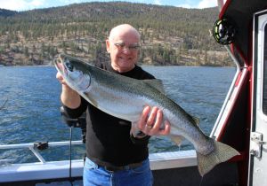 Springtime Okanagan Rainbow Caught on a Bucktail