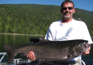 Mabel Lake ‘King’ Salmon, one quick picture and back into the water!