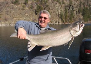 Duncan of Kelowna and a nice Kalamalka Lake Trout
