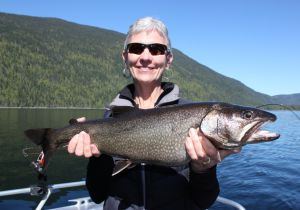 Judy released this beauty Shuswap Laker after this picture for others to enjoy