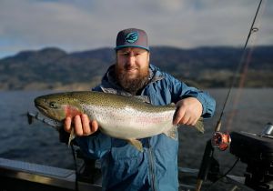 Beauty Rainbow Trout From Skaha Lake
