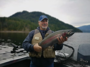 Rainbow Trout caught on Shuswap Lake